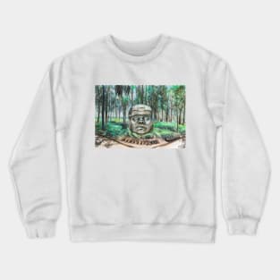 Olmec head Crewneck Sweatshirt